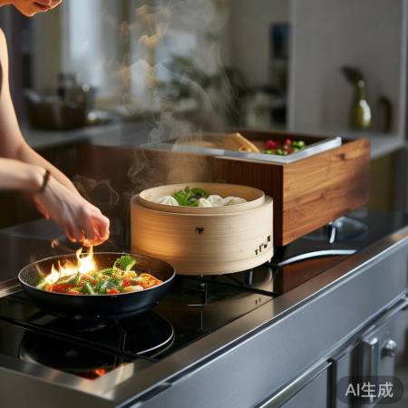 集成灶隔板,烹饪更高效