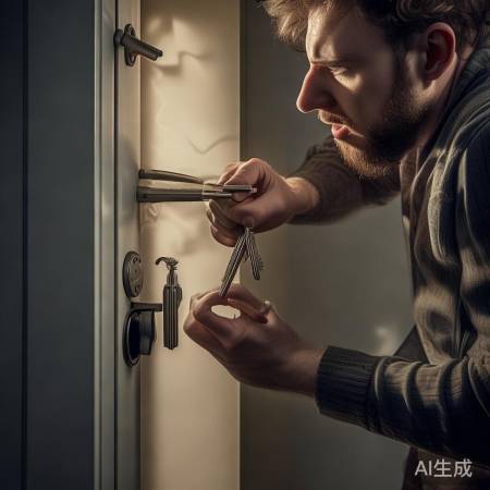 寻找其他逃生路径，尝试解锁。