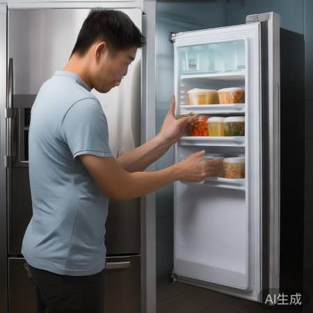 冰箱门口不冻食