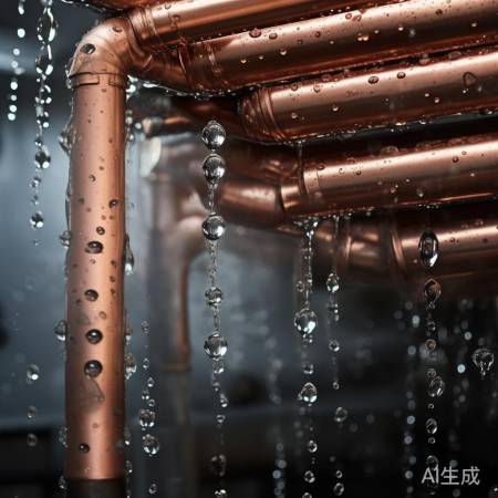 冰箱湿度大，铜管凝水珠