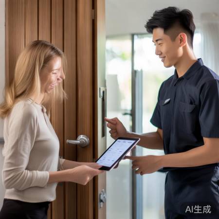 指纹锁服务完善,消费者喜爱