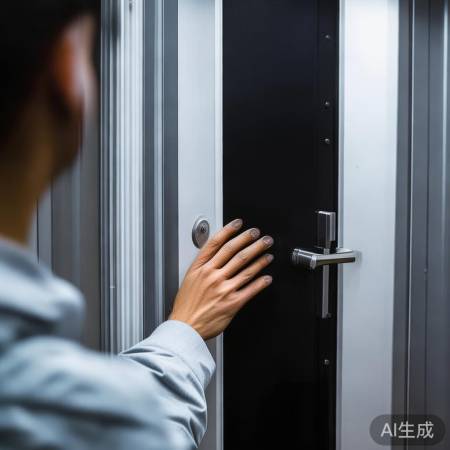 亲身体验防盗门质感