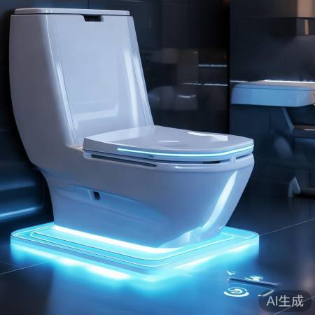 智能家居马桶,无线充电无需插座