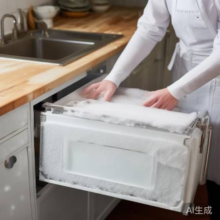 冷冻抽屉结霜，检查密封条