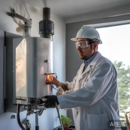 检查烟筒排烟效果