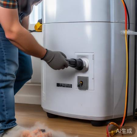 插座固定，热水器安装完毕