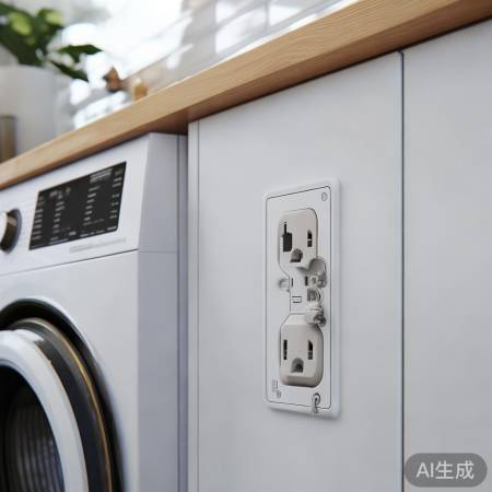 洗衣机需近电源插,安全使用无忧