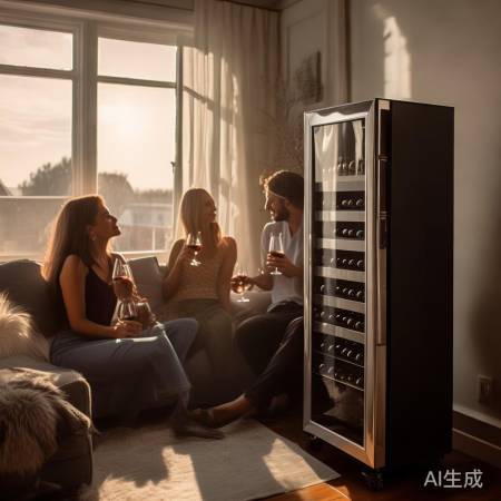 周末午后，红酒柜点缀生活