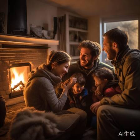 安装师傅解冻友家暖炉