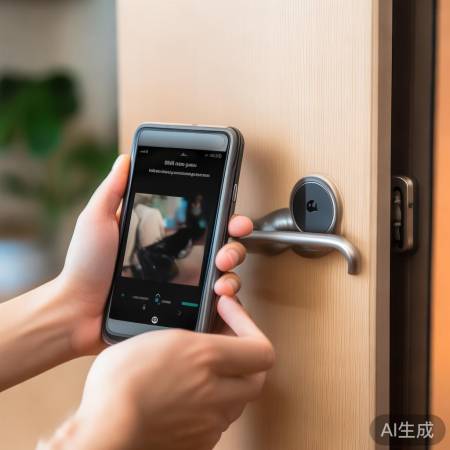 指纹锁安装简便