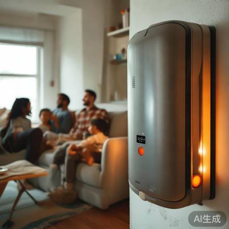 定时键，壁挂炉自动温暖家