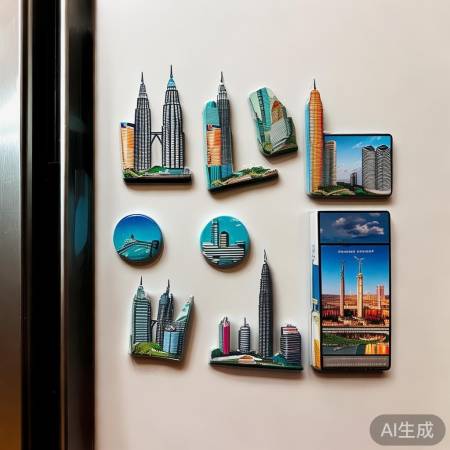 吉隆坡塔冰箱贴,知识地标两不误