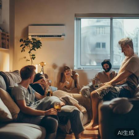 “空调降噪秘籍，享宁静周末！”