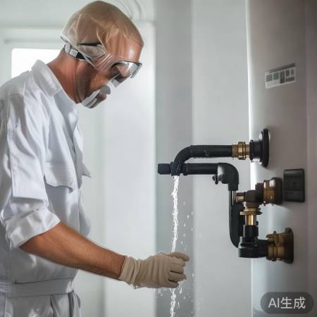 热水器进水缓慢，待稳定再关闭。