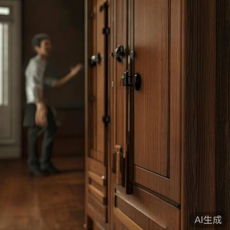 “环顾四周找沉闷保险柜”