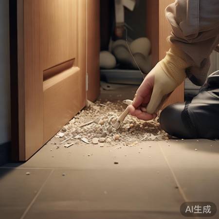 清理门缝，除吱声