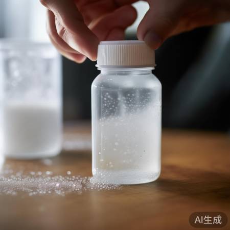 倒泡沫液，小心勿溅