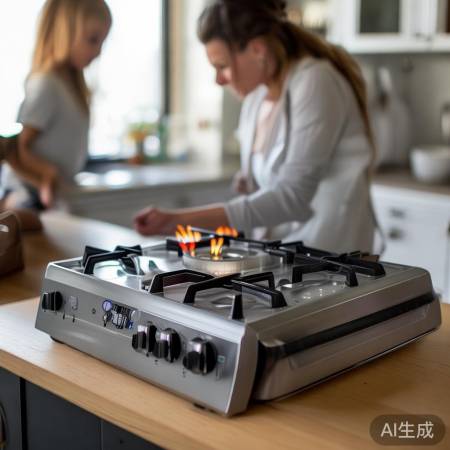 台式燃气灶，小巧易操作