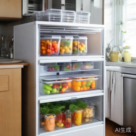 三层冰箱收纳有技巧