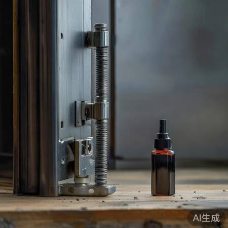 防盗门合页保养法