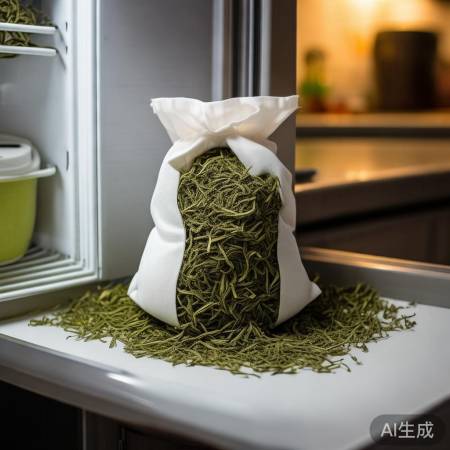 茶叶除味冰箱法