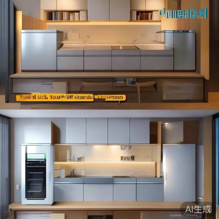 消毒柜宜与操作台同高