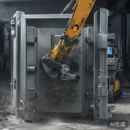 保险柜抗撞击，防内物取出