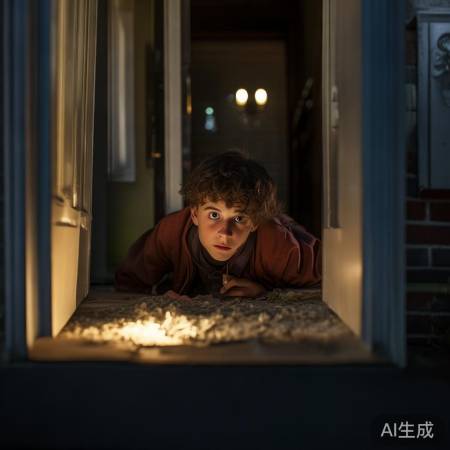 防盗门下藏秘密