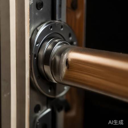 指纹锁把手固定件，稳定安全关键