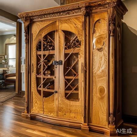 红酒柜实木架，个性化定制