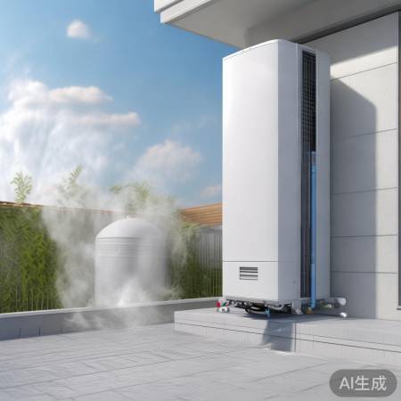 “空气能热泵热水系统，节能环保