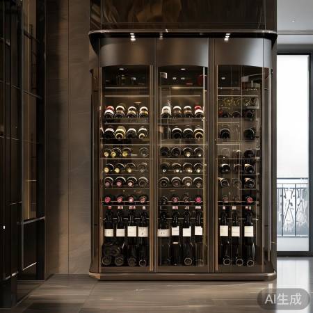 酒柜高度灵活,宜80-100c