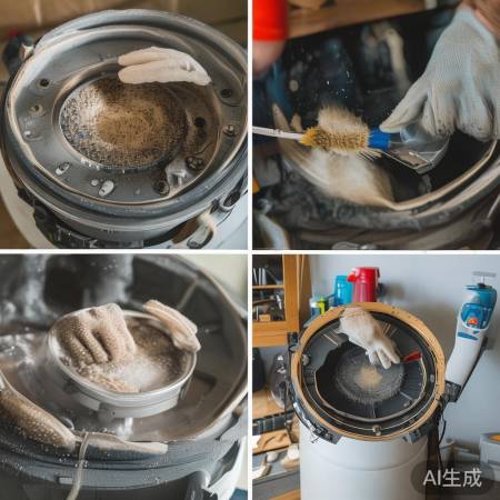 清洁热水器内部积碳