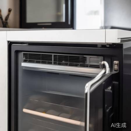 “红酒柜通风良好，减少噪音”