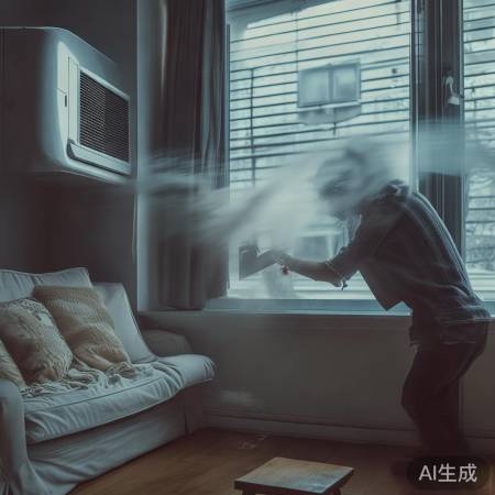 冬季空调需防风