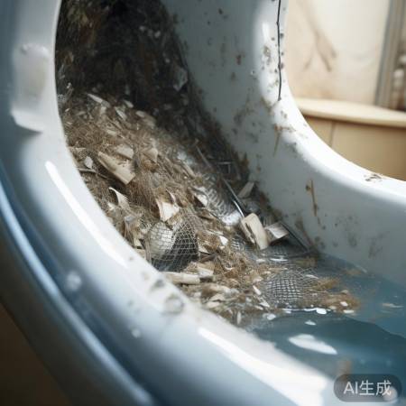 马桶滤网堵塞