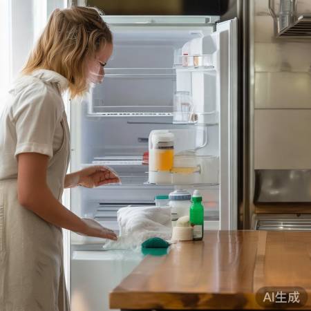 冰箱大扫除，清洁食物安心房
