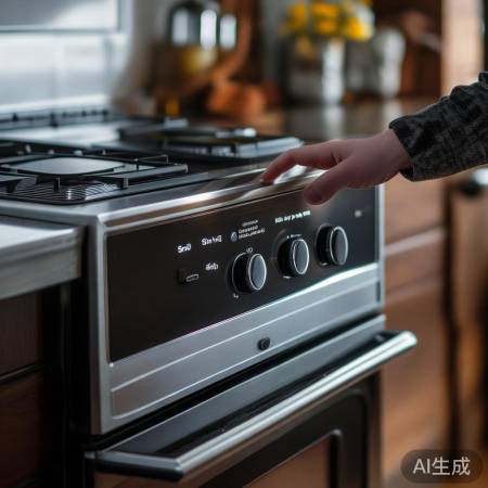 集成灶自动开启，选功能启动