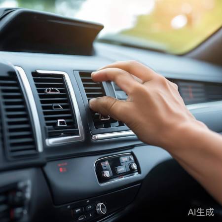 检查出风口,调整风向