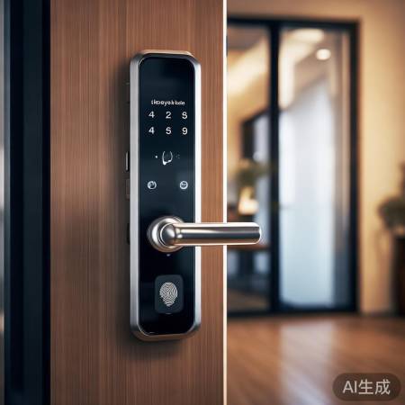 智能锁,一键锁门,指纹开锁