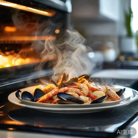 集成灶蒸烤箱,海鲜美食轻松蒸