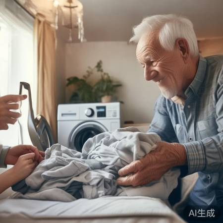 洗衣机洗老人衣，贴心洁净暖人心
