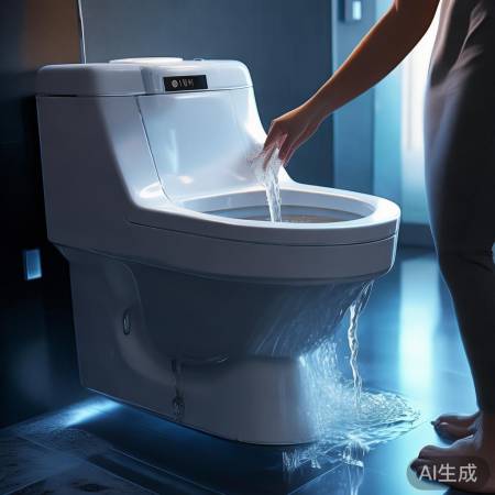 智能马桶自动冲洗烘干