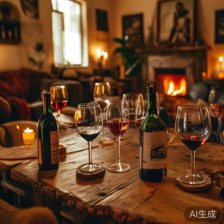 周末红酒,生活惬意