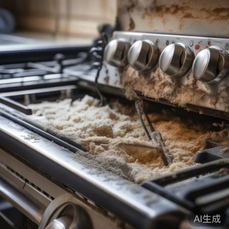 燃气灶进风口检查