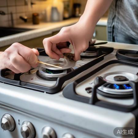 燃气灶火盖检查