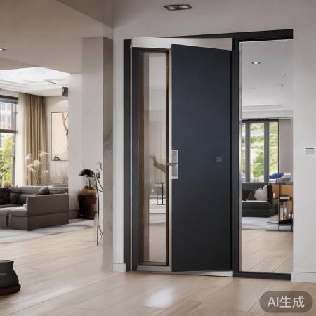 龙裕防盗门400服务告诉你ぁ防盗门与入户大门一体化设计，安全与美观兼备